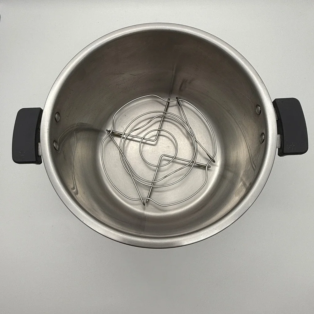 Instant Pot Inner Cooking Pot 6 Qt Stainless Handles Trivet AN1936 OEM